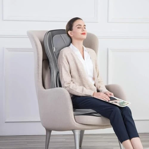 Massager Chair with Heat, Shiatsu Neck Back Massager Portable with Compression & Rolling — Massage Chairs, COMFIER