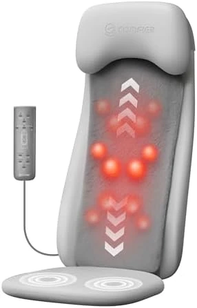 Massager Chair with Heat, Shiatsu Neck Back Massager Portable with Compression & Rolling — Massage Chairs, COMFIER