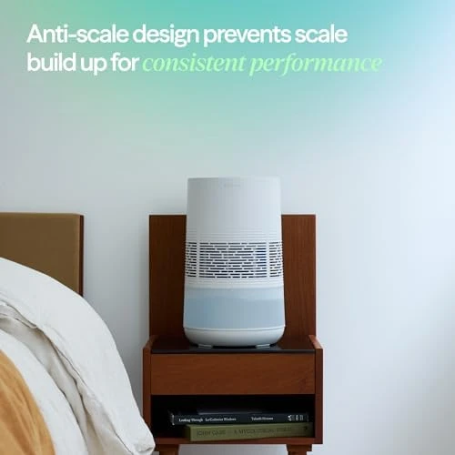 Premium Smart Humidifier for Large Rooms, Bedrooms, Better Sleep with Evaporative Invisible Mist Tech, Auto Humidify,... — Humidifier, BLUEAIR