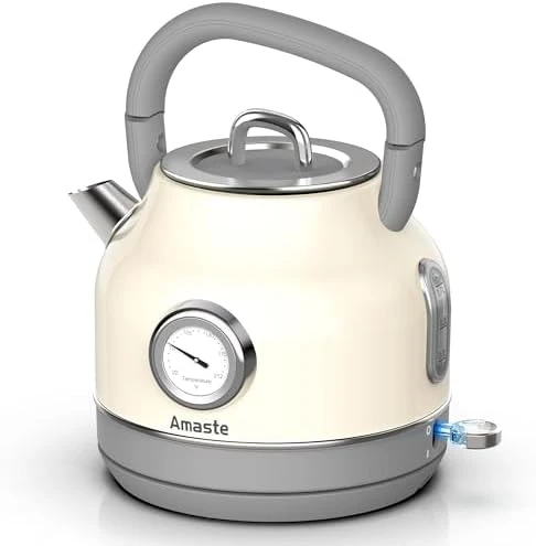 Retro Electric Tea Kettle with Thermometer — Electric Kettle, Amaste