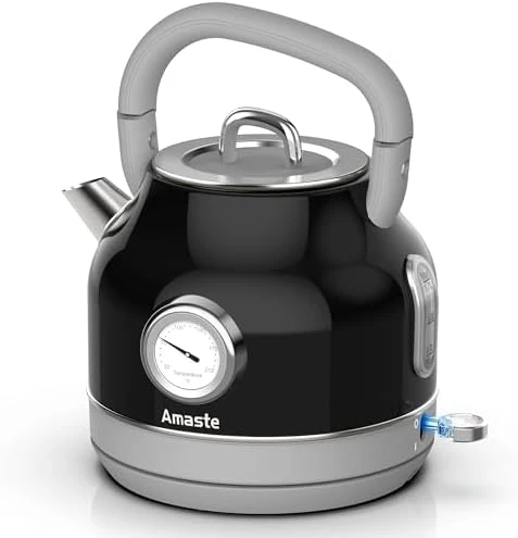 Retro Electric Tea Kettle with Thermometer — Electric Kettle, Amaste