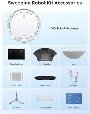 Robot Vacuum and Mop, 3-in-1 Robotic Vacuum Cleaner with Schedule, 5000Pa Suction, LiDAR Navigation & Smart Mapping, 150... — Robot Vacuum, Vyzzle