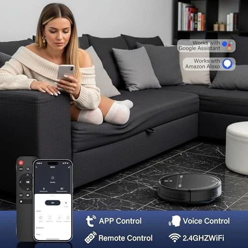 Robot Vacuum and Mop Combo — Robot Vacuum, ZC WAS