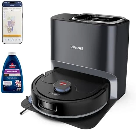 Robot Vacuum & Mop with No Tangle Pet Brush Roll, LiDAR Navigation & Liftable Pad — Robot Vacuum, Bissell