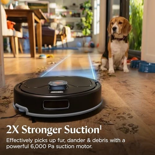 Robot Vacuum & Mop with No Tangle Pet Brush Roll, LiDAR Navigation & Liftable Pad — Robot Vacuum, Bissell