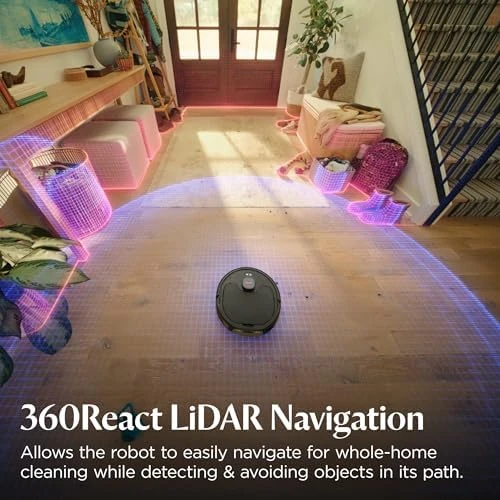 Robot Vacuum & Mop with No Tangle Pet Brush Roll, LiDAR Navigation & Liftable Pad — Robot Vacuum, Bissell
