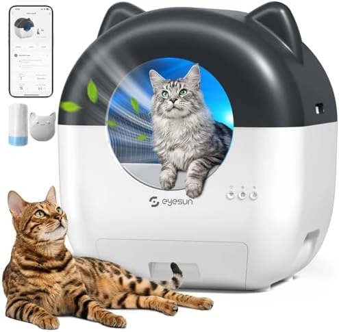 Self Cleaning Litter Box — Self-Cleaning Litter Box, EYESUN