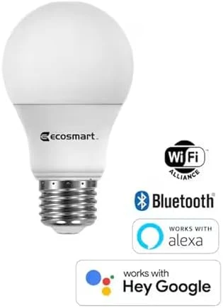 Smart LED Bulb 60W A19, Wi-Fi Dimmable — Smart Light Bulb, Ceybo