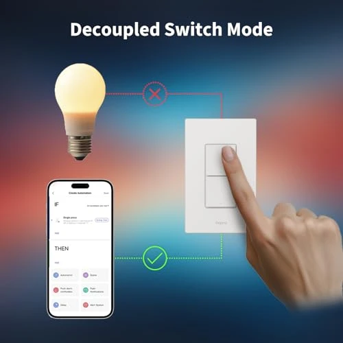 Smart Light Switch H2 (2-in-1 Neutral, 2 Buttons, 2 Channels) — Smart Switch, Aqara
