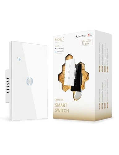Smart Light Switch Touch Glass Design 2 Gang — Smart Switch, MOES