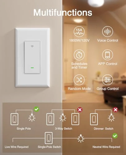 Smart Light Switch — Smart Switch, GHome
