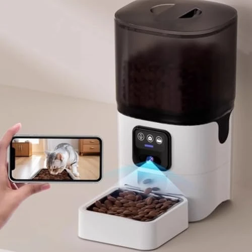 Smart Pet Feeder with Camera — Automatic Pet Feeder, gaosanjin