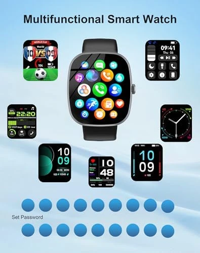 Smart Watch with 1.85" HD Display — Smart Watch, Eigsupia