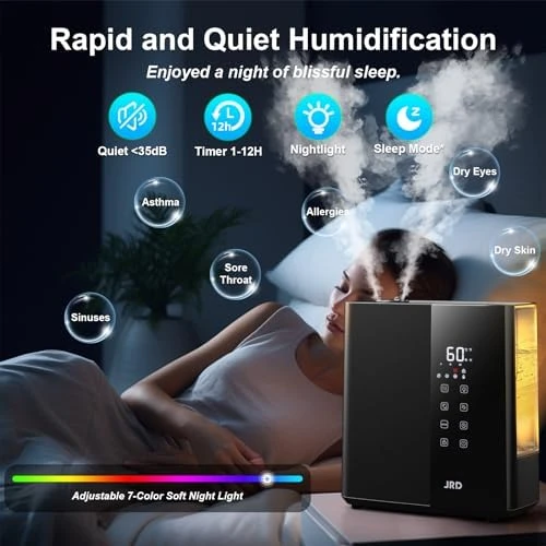 Warm & Cool Mist Humidifier 5L — Humidifier, JRD