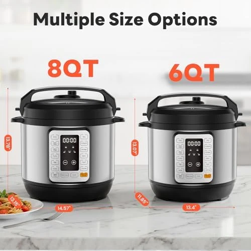 16-in-1 Electric Pressure Cooker 8QT — Multicooker, Sweetcrispy
