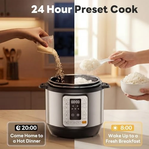 16-in-1 Electric Pressure Cooker 8QT — Multicooker, Sweetcrispy