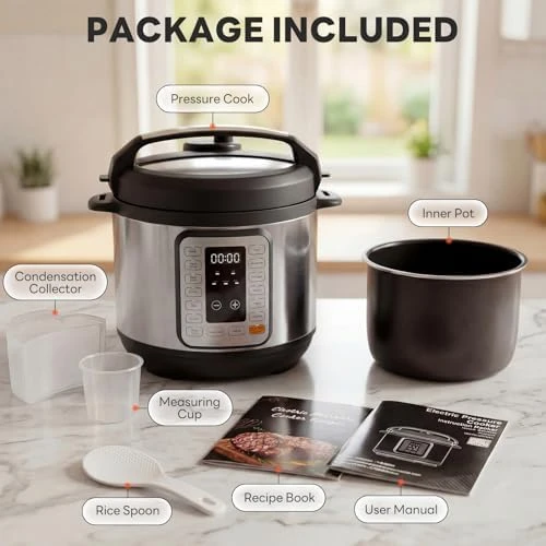 16-in-1 Electric Pressure Cooker 8QT — Multicooker, Sweetcrispy