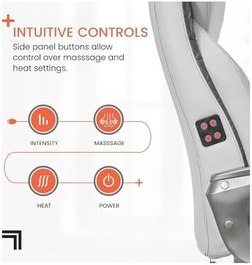 Active Lumbar Ergonomic Swivel Executive Massage Chair — Smart Chairs, Sharper Image