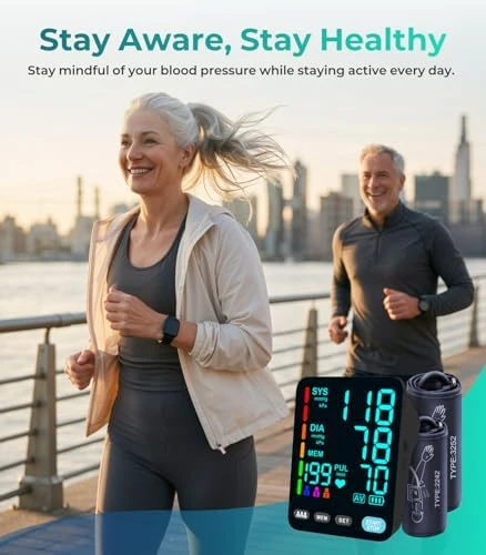 Blood Pressure Monitor, Automatic Upper Arm — Blood Pressure Monitor, YONLO