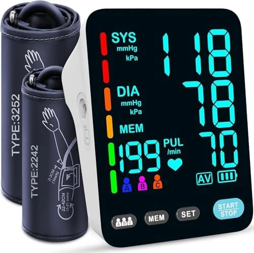 Blood Pressure Monitor, Automatic Upper Arm — Blood Pressure Monitor, YONLO