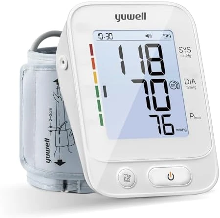 Blood Pressure Monitor with Large Upper Arm Cuff — Blood Pressure Monitor, Yuwell