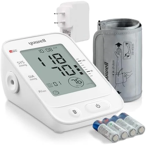 Blood Pressure Monitor with Large Upper Arm Cuff — Blood Pressure Monitor, Yuwell
