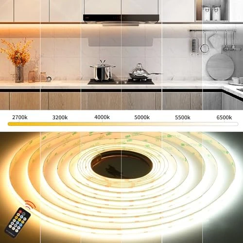 COB LED Strip Lights, Tunable White 2700K-6500K — LED Strip Lights, HAGILE