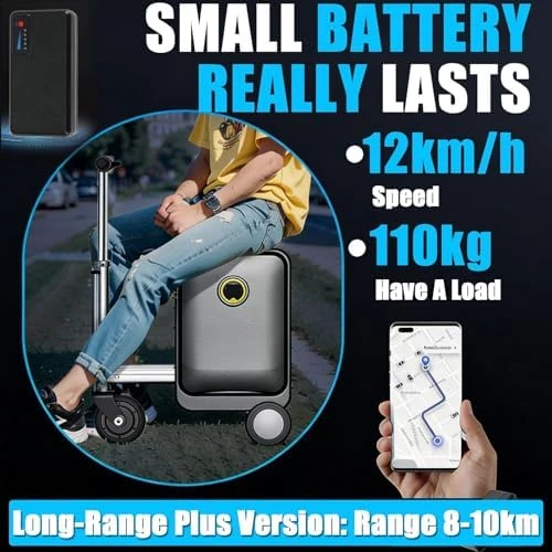 Electric Rideable Suitcase 20" — Smart Luggage, emobwdy