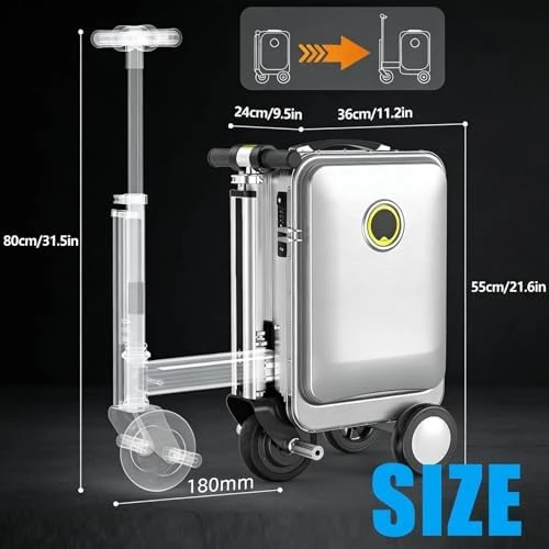 Electric Rideable Suitcase 20" — Smart Luggage, emobwdy