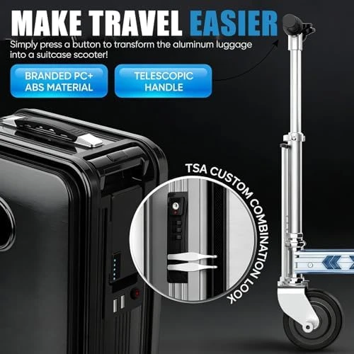 Electric Rideable Suitcase 20" — Smart Luggage, emobwdy