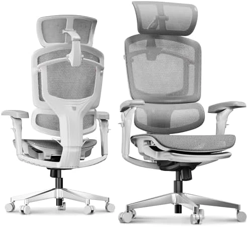 Ergonomic Office Chair with Footrest — Smart Chairs, FLEXISPOT