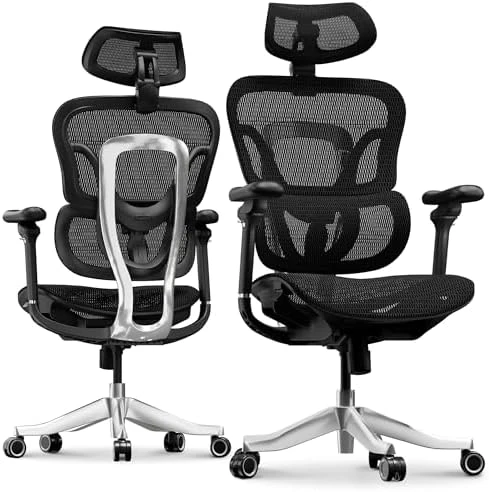 Ergonomic Office Chair with Footrest — Smart Chairs, FLEXISPOT