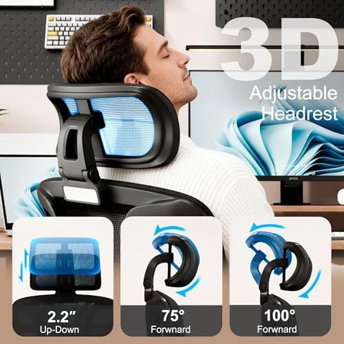 Ergonomic Office Chair with Footrest — Smart Chairs, Vonesse