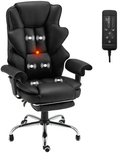 Ergonomic Office Chair with Heated Massage Function — Massage Chairs, ALYEEPLOR