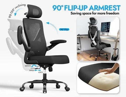 Ergonomic Office Chair - X-Shaped Computer Desk Chair Comfy — Smart Chairs, Ergalithic