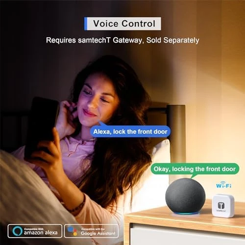 Fingerprint Smart Lock with Handle & Keypad — Smart Lock, samtechT