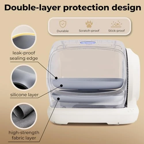 Self-Cleaning Cat Litter Box — Self-Cleaning Litter Box, kubvici