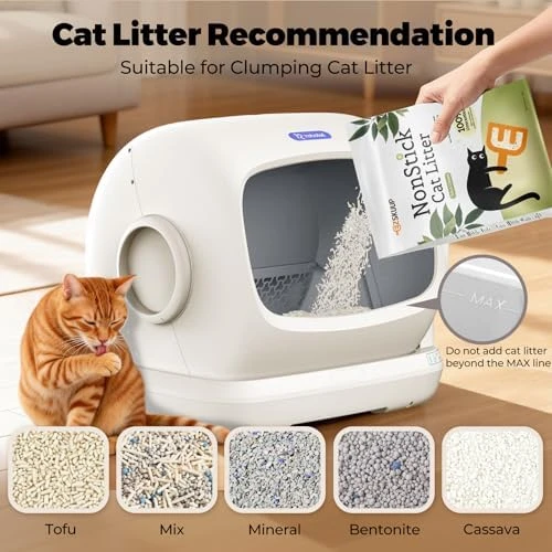 Self-Cleaning Cat Litter Box — Self-Cleaning Litter Box, kubvici