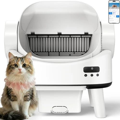 Self-Cleaning Cat Litter Box — Self-Cleaning Litter Box, Linvivon