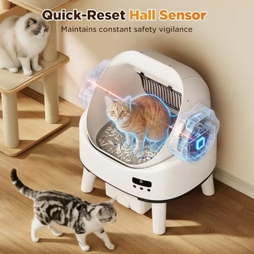 Self-Cleaning Cat Litter Box — Self-Cleaning Litter Box, Linvivon