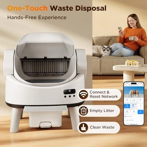 Self-Cleaning Cat Litter Box — Self-Cleaning Litter Box, Linvivon