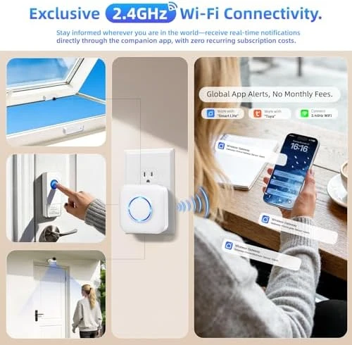Smart Motion Detector Kit with Phone Alerts and Gateway Hub — Motion Sensor, Saturise