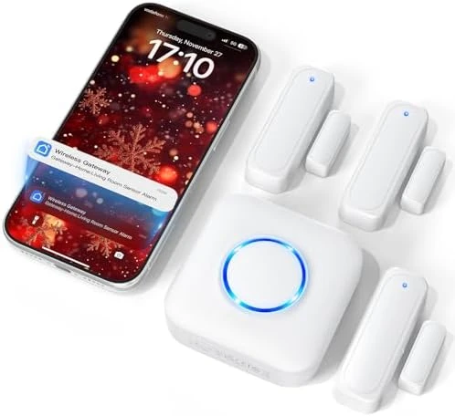 Smart Motion Detector Kit with Phone Alerts and Gateway Hub — Motion Sensor, Saturise