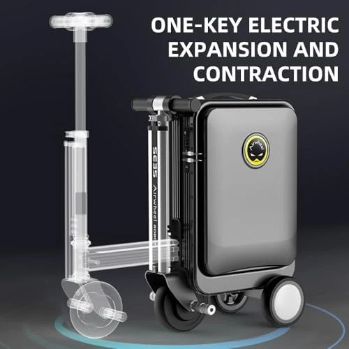 Smart Rideable Suitcase Electric Luggage Scooter — Smart Luggage, Airwheel