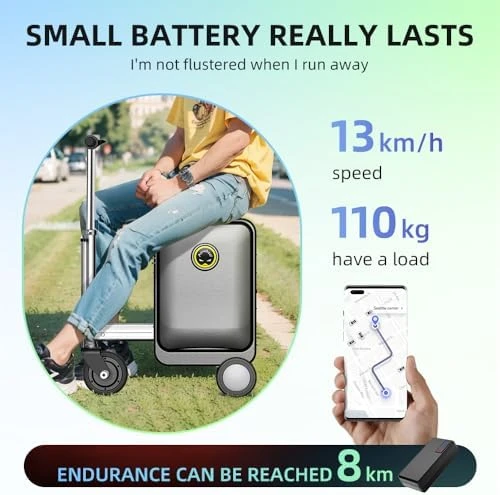 Smart Rideable Suitcase Electric Luggage Scooter — Smart Luggage, Airwheel