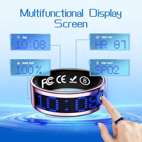 Smart Ring with Display Screen — Smart Ring, wepmous