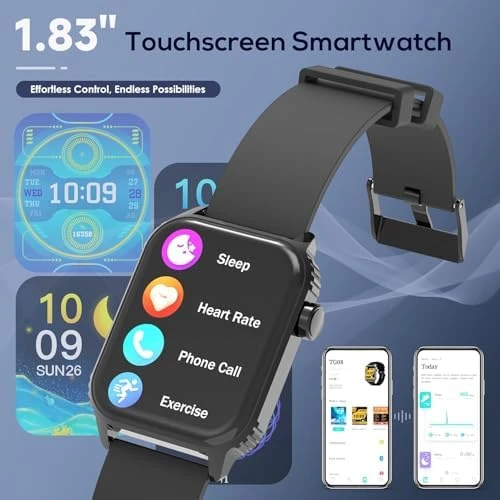 Smart Watch for Men with 120 Sports Modes — Smart Watch, TRAUSI
