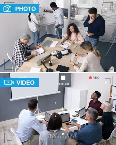 WiFi Hidden Camera in Smoke Detector — Security Camera, DAIFAC