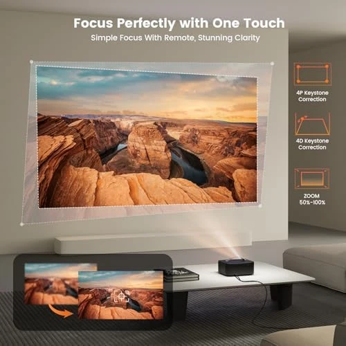 1080P Smart Projector with 300'' Display — Smart Projector, ONOAYO