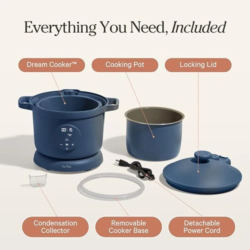 6 Qt Ceramic Nonstick Multicooker & Pressure Cooker with Touchscreen Controls & Auto Steam Release — Multicooker, Our Place